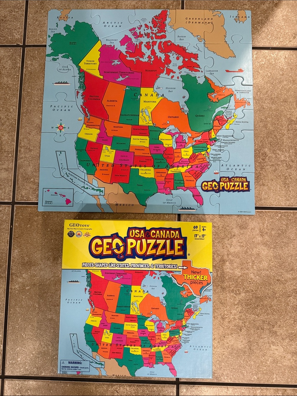 US & Canada Geo Puzzle